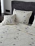 Покривало "Бароко №5", 100% cotton, молочний колір (Розміри і кольори в асортименті), фото 7