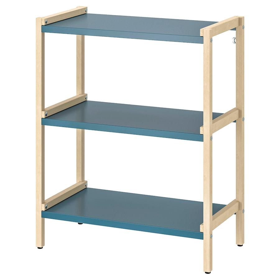 Відкрита шафа IKEA EKENABBEN 70x34x86 см Синя 405.963.95
