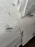Покривало "Бароко №7", 100% cotton, молочний колір (Розміри і кольори в асортименті), фото 3