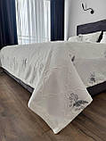 Покривало "Бароко №7", 100% cotton, молочний колір (Розміри і кольори в асортименті), фото 8