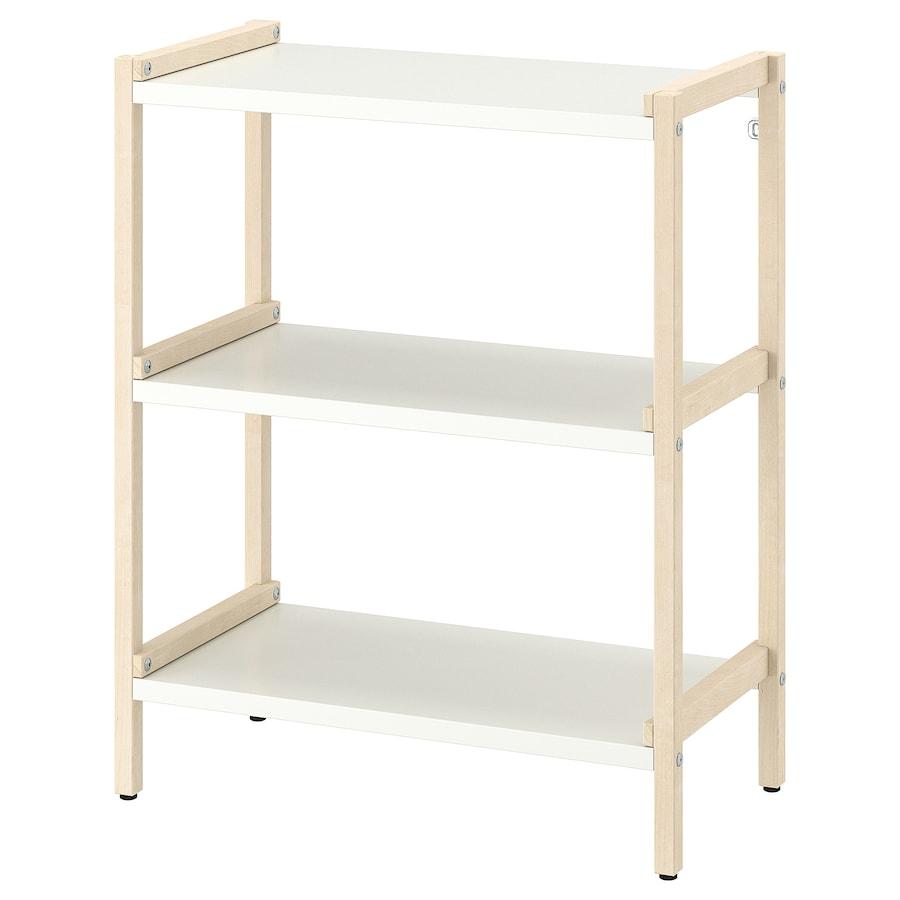 Відкрита шафа IKEA EKENABBEN 70x34x86 см Біла 104.878.16