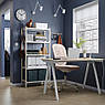 Відкрита шафа IKEA EKENABBEN 70x34x154 см Біла 804.878.13, фото 5