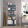 Відкрита шафа IKEA EKENABBEN 70x34x154 см Синя 905.963.93, фото 3