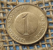 1 толар 1996 року. Словенiя