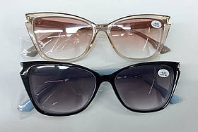 Окуляри для зору жіночі тоновані 24013 від -4,0 до +4,0