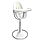 Стільчик для годування Bloom FRESCO White (Вкладиш бавовняний coconut white білий), фото 5
