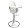 Стільчик для годування Bloom FRESCO White (Вкладиш бавовняний coconut white білий), фото 6