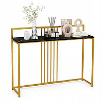 Консольний столик, консоль для вітальні Costway 120x89x32 Gold