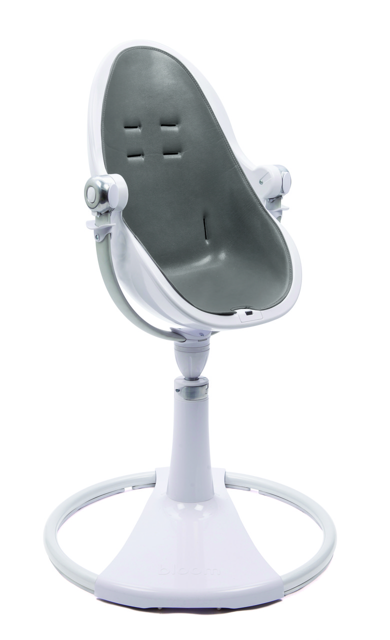 Стільчик для годування Bloom FRESCO White (Вкладиш snakeskin grey)