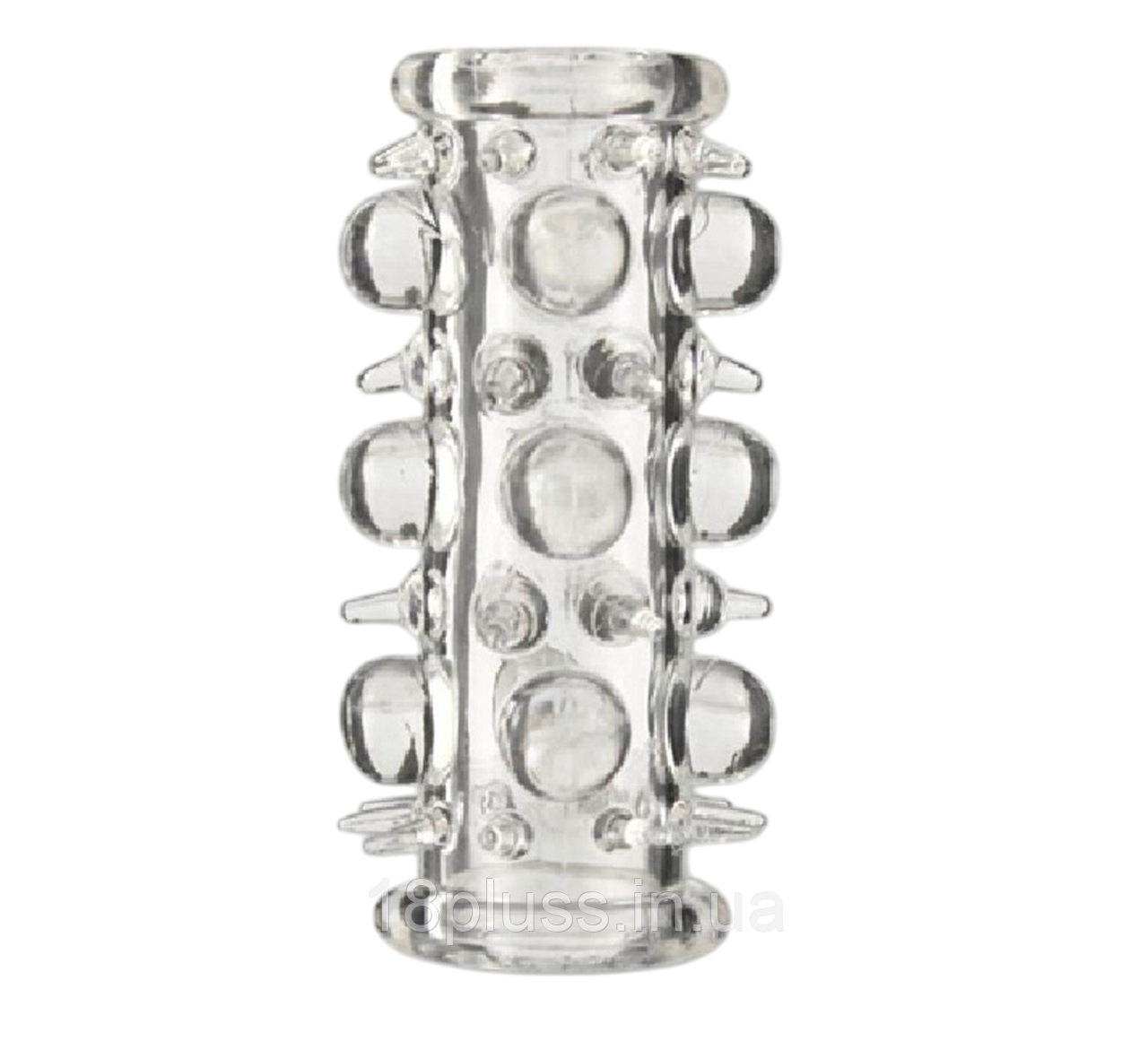 Еластична насадка на член Stretchy Sleeve Clear, фото 1