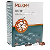 Комплекс проти випадіння волосся Мігліорін Трікокс 20+20+20 Migliorin TRICOX Вівасан Швейцарія 60 шт Swiss product