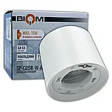 Світильник накладний BIOM SP-G05R під лампу GX53, білий, точковий, циліндр, фото 4