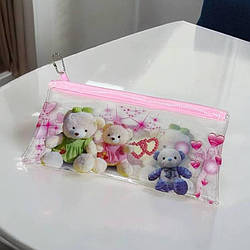 Пенал Китай силікон Ведмедики м.802-2-7