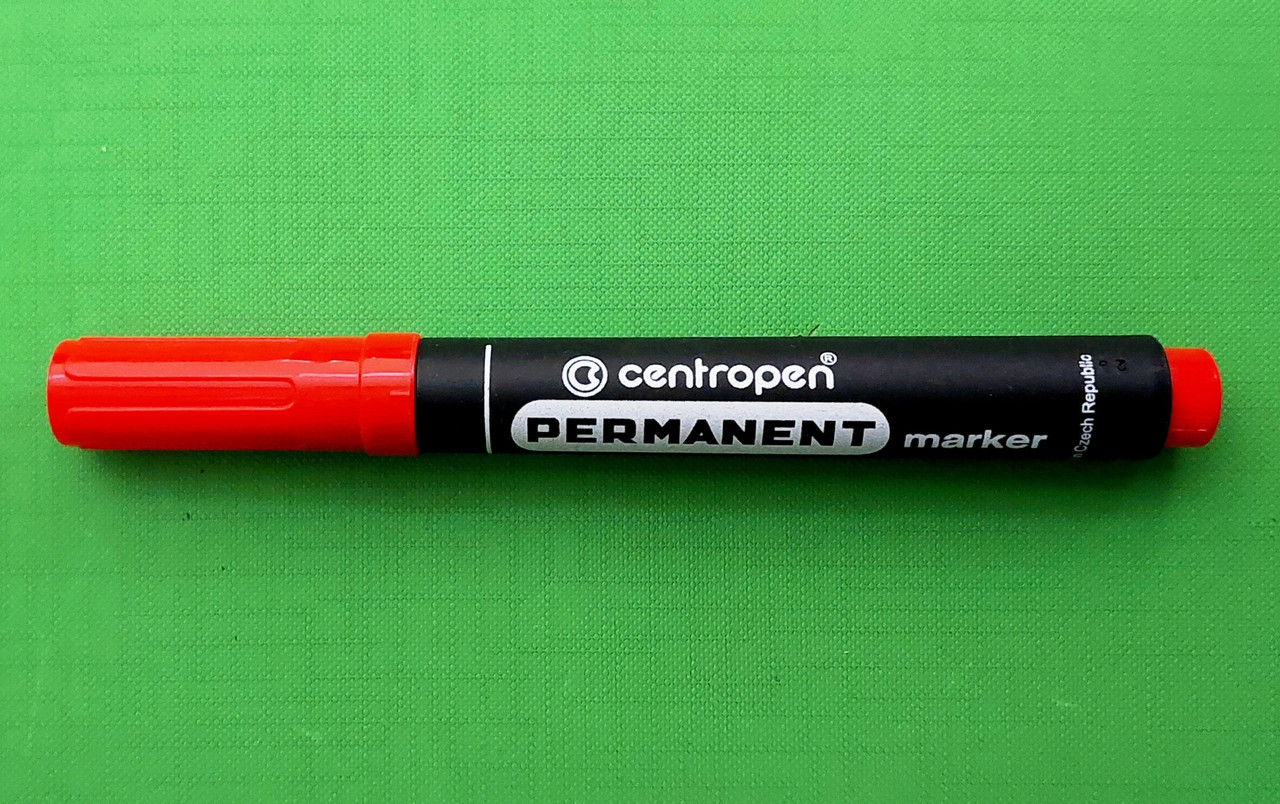 Канц Маркер Перманентний Червоний Centropen 8566