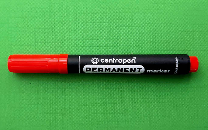 Канц Маркер Перманентний Червоний Centropen 8566, фото 1