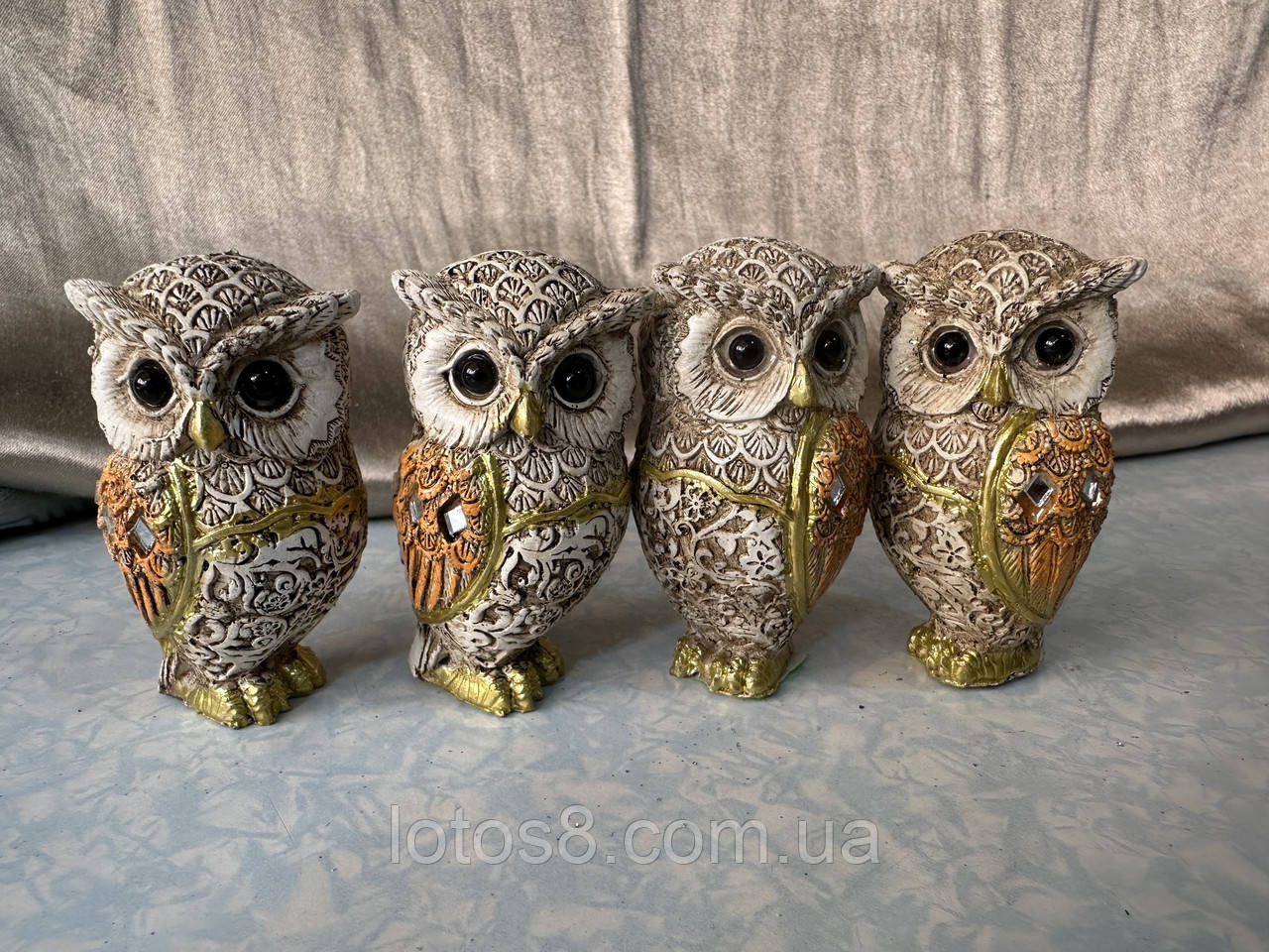 Статуетка сови 4 шт., фото 1