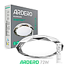 Світлодіодна люстра LEGEND 72W AL6050 ARD біла-хром Ardero 2700-6500К 5040Lm світильник з пультом ДУ Ø500х100мм, фото 3