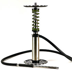 Кальян Trumpet Hookah Rider S-Still (колба нержавійка) 49 см, колір Хакі