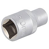 Насадка шестигранна коротка 1/2" 10 мм CrV mid SIGMA (6071101), фото 4