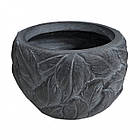 Кашпо Engard Веллс 51x51x37см темно-сіре (GA88-3)