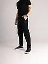 Повсякденні чоловічі штани Pobedov Step чорного кольору, фото 3