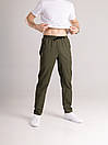 Однотонні чоловічі штани Pobedov Step кольору хакі, фото 4