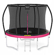 Батут із внутрішньою сіткою 4FIZJO PRO 8FT 252 см Black/Pink (P-5907739314550), фото 4