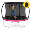Батут із внутрішньою сіткою 4FIZJO PRO 8FT 252 см Black/Pink (P-5907739314550), фото 8
