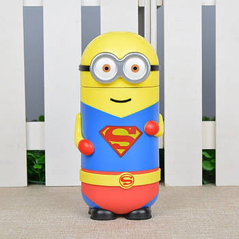 Термос для дітей "Міньєн Супермен" дитячі термоси розплідні 260 мл