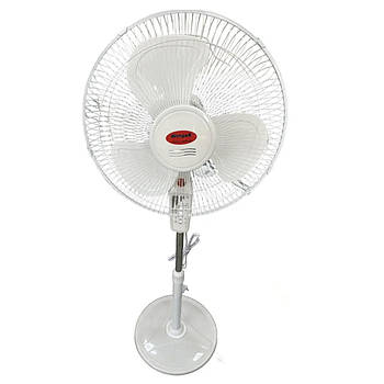 Вентилятор підлоговий Wimpex WX-1604 R Білий Побутовий вентилятор для дому та офісу