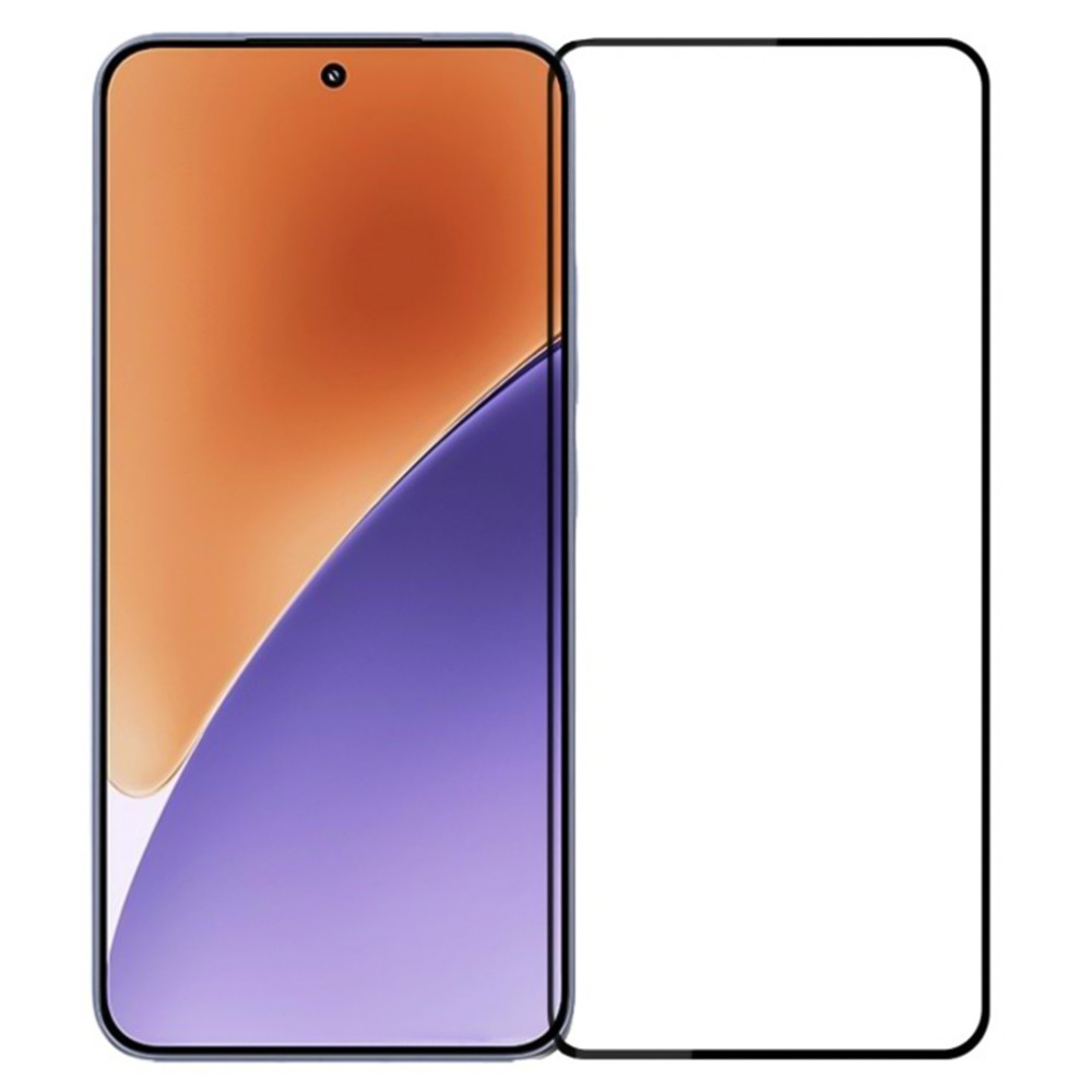 Загартоване захисне скло Full Screen для Oppo Reno13 5G з рамкою для автоустановки, Black, фото 1