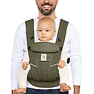 Рюкзак-переноска Ergobaby Omni Breeze Baby Carrier від народження Olive Green, фото 3