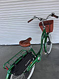 Єлектровелосипед Аквамарін 26 дюймів 500 w, фото 2