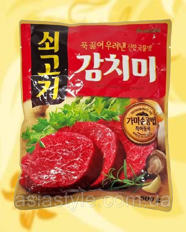 Бульйон яловичий, Бульйон яловичий, Beef broth, Daesang, 500 г, Корея, Ч