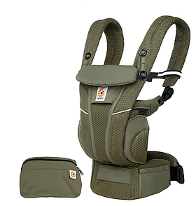 Рюкзак-переноска Ergobaby Omni Breeze Baby Carrier Olive Green від народження