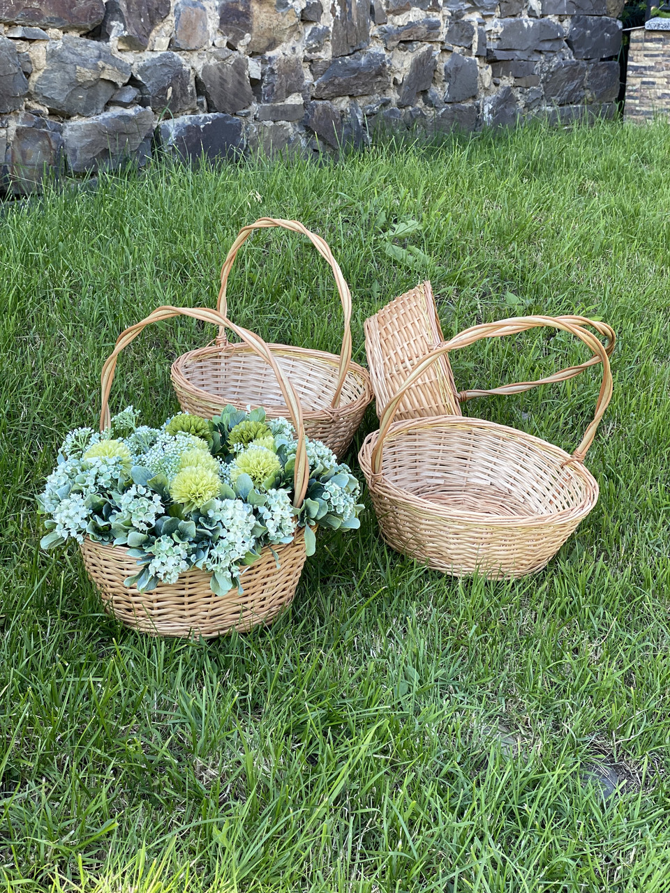 Корзина плетена подарункова. Арт: 30101, фото 1