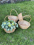 Корзина плетена подарункова. Арт: 30101, фото 2