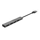 Концентратор Trust Halyx Aluminium USB-А Grey (23786), фото 4