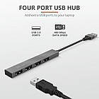 Концентратор Trust Halyx Aluminium USB-А Grey (23786), фото 10