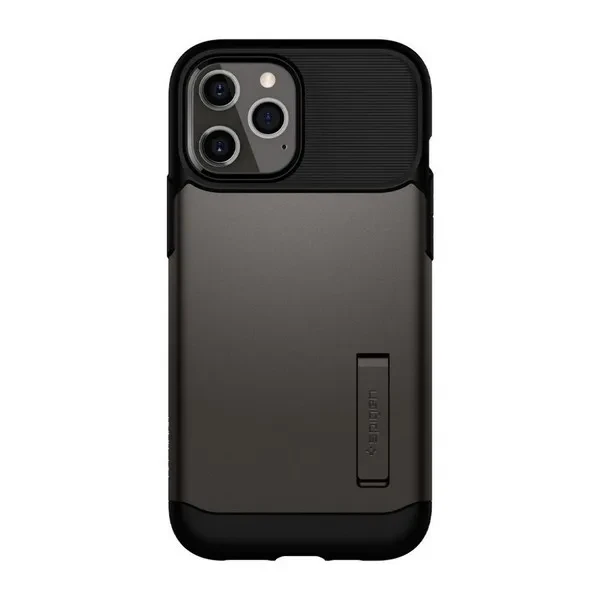 Чохол-накладка Spigen Slim Armor для iPhone 12 Pro Max Gray, фото 1