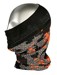 Бафф - захист обличчя/шиї/голови "NORFIN BANDANA" BGO (PL,чорний / сірий / помаранч.)