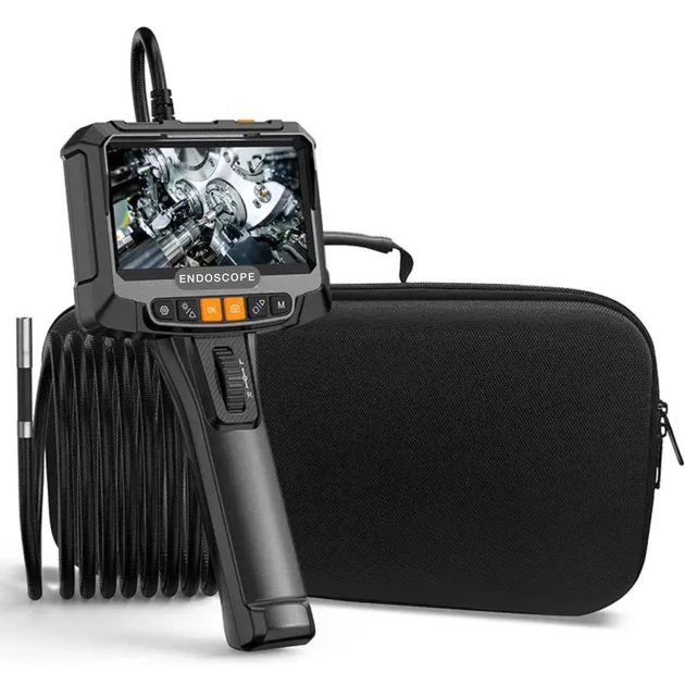 Відеоендоскоп INSKAM S10 (6mm) з керованим зондом 360° 6мм пряма камера 1м екран 5"(S10 (6mm) INSKAM), фото 1