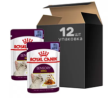 Royal Canin Sensory Smell Jelly (шматочки в желе) 85г*12шт - паучі для вибагливих кішок старше 1 року