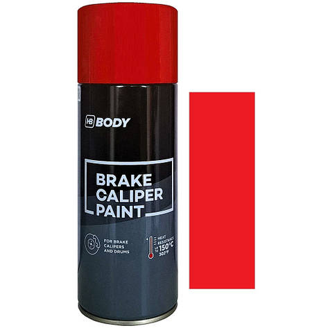Термостійка автоемаль спрей для супортів червона Body 512 Red Brake Caliper Spray 400мл, фото 1