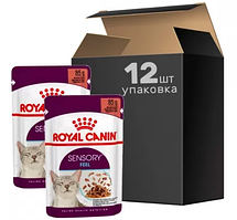 Royal Canin Sensory Feel Gravy (шматочки в соусі) 85г*12шт - паучі для вибагливих котів