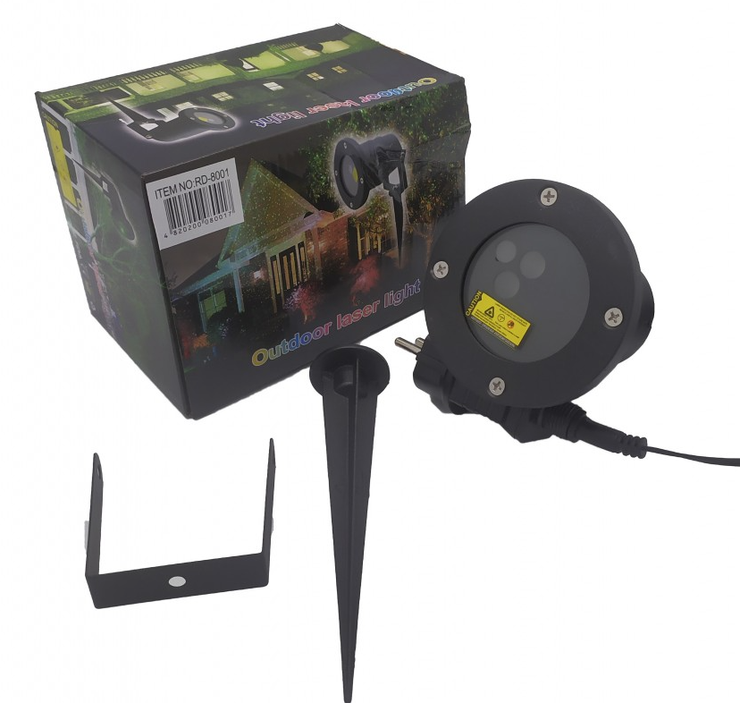 Лазерне встановлення вулична RD-8001 RGB (3 кольори) (12 візерунків) XL-719RGB YU227