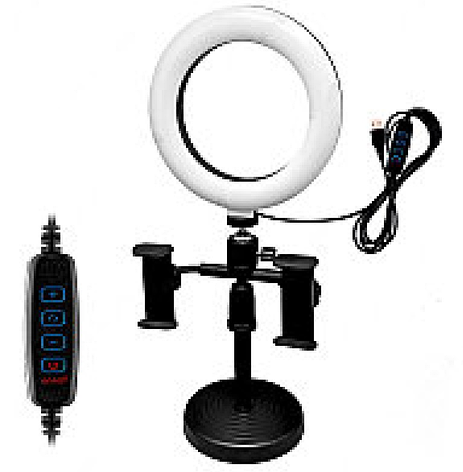 Кільцева LED-лампа настільна PHONE LIVE FILL LIGHT (WN-20) YU227, фото 1