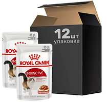 Royal Canin Instinctive (кусочки в соусі) 85 г*12шт — паучі для кішок віком від 1 року