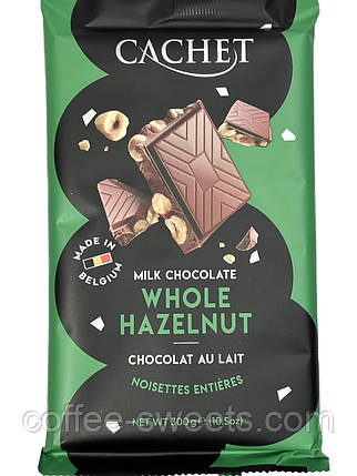 Шоколад Cachet 300 г Hazelnut Milk Chocolate, фото 1