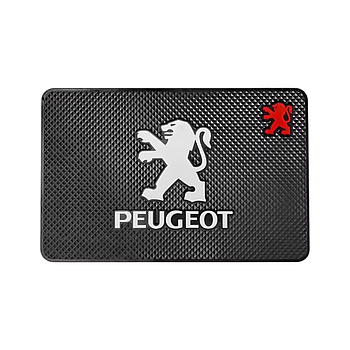 Антиковзкий килимок на панель авто Peugeot (Пежо)